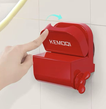 Toothpaste Rolling Tube Squeezer Dispenser Bathroom Accessory Wall Mounted CREAM