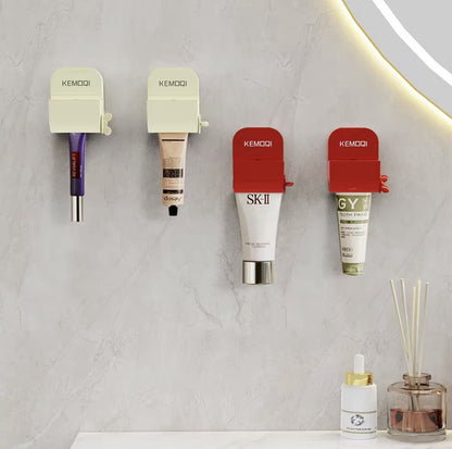 Toothpaste Rolling Tube Squeezer Dispenser Bathroom Accessory Wall Mounted CREAM