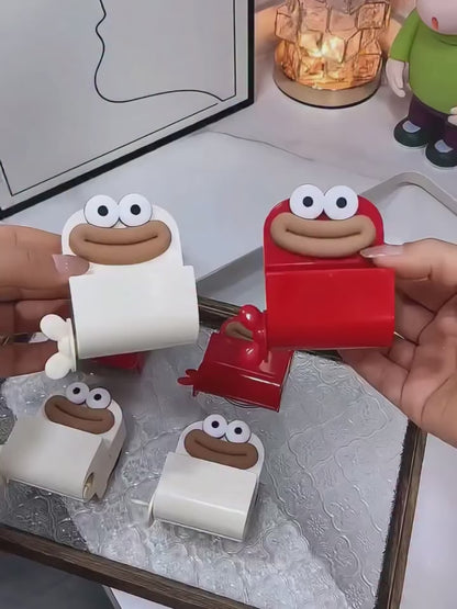 Toothpaste Rolling Tube Squeezer Dispenser Bathroom Accessory Wall Mounted CREAM